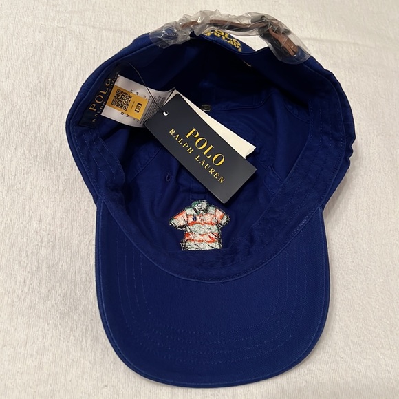 New mens Polo Ralph Lauren adjustable hat with leather strap. - Picture 2 of 4